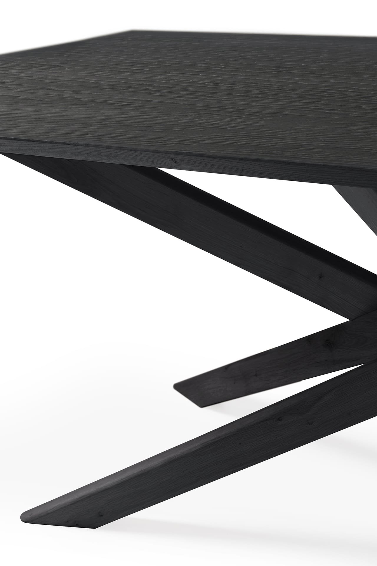 Ethnicraft Valgomojo stalas Mikado Oak Black