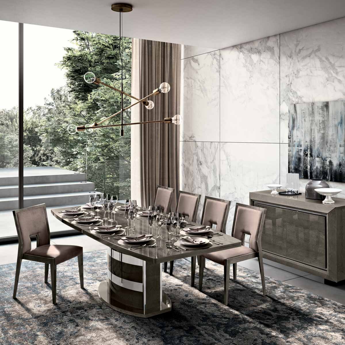 Camelgroup Valgomojo stalas Roma Platinum Day