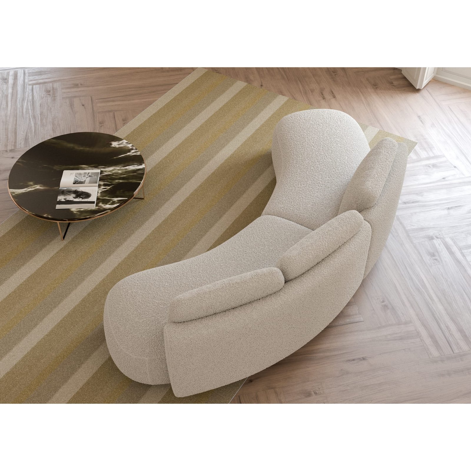Befame Kampinė sofa Domani