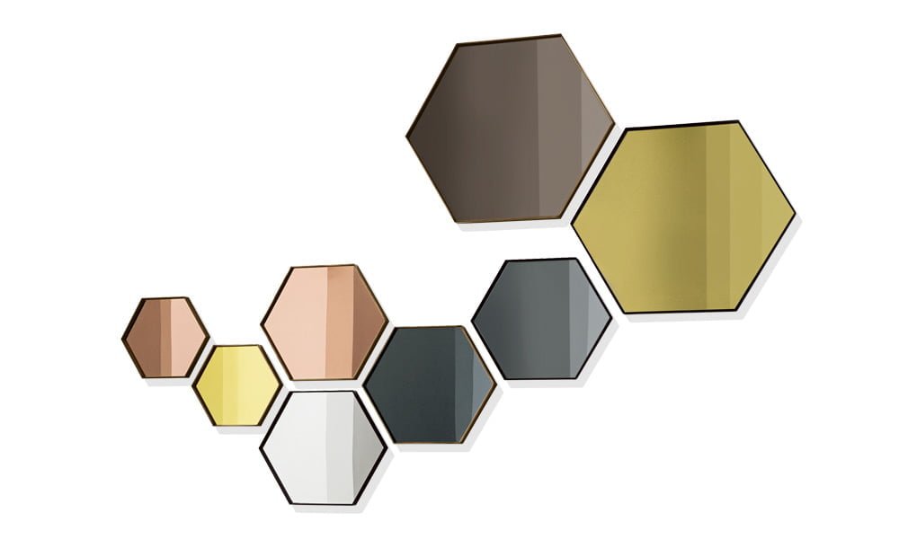 Sovet Itališkas Veidrodis Visual Hexagonal
