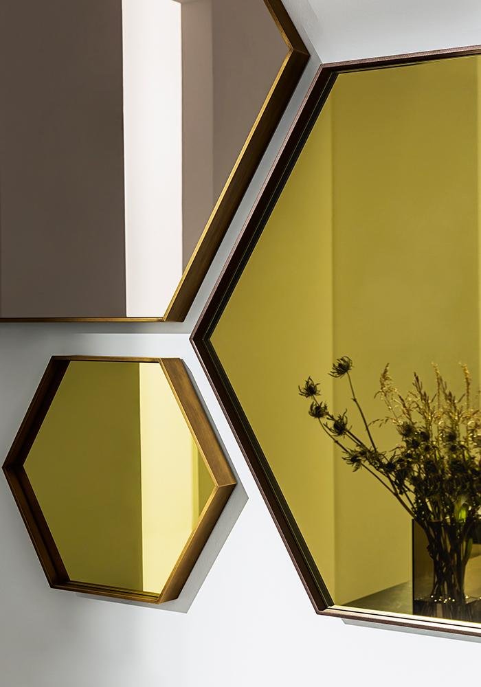 Sovet Itališkas Veidrodis Visual Hexagonal