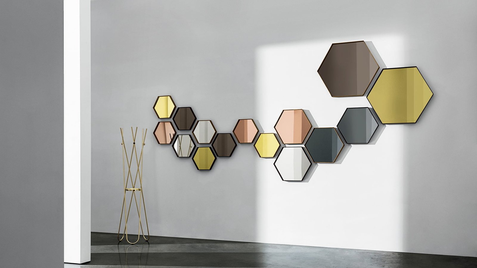 Sovet Itališkas Veidrodis Visual Hexagonal