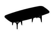 Bontempi Modernus Valgomojo stalas Universe XXL