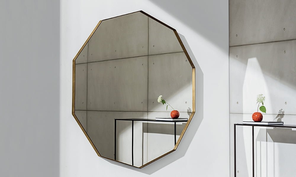 Sovet Itališkas Veidrodis Visual Decagonal