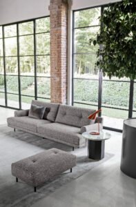 Flexteam Sofa su pufu Brooklyn