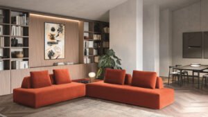 Felis Modulinė kampinė sofa Platform